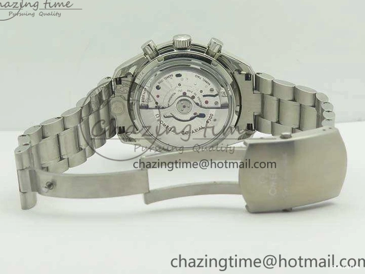 0514 SpeedMaster MoonWatch SS OMF 1:1 Best Edition Blue Dial On SS Bracelet A9300 V Casual 8088